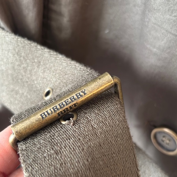 Burberry Women's Olive Double-Breasted Jacket - Picture 4 of 5